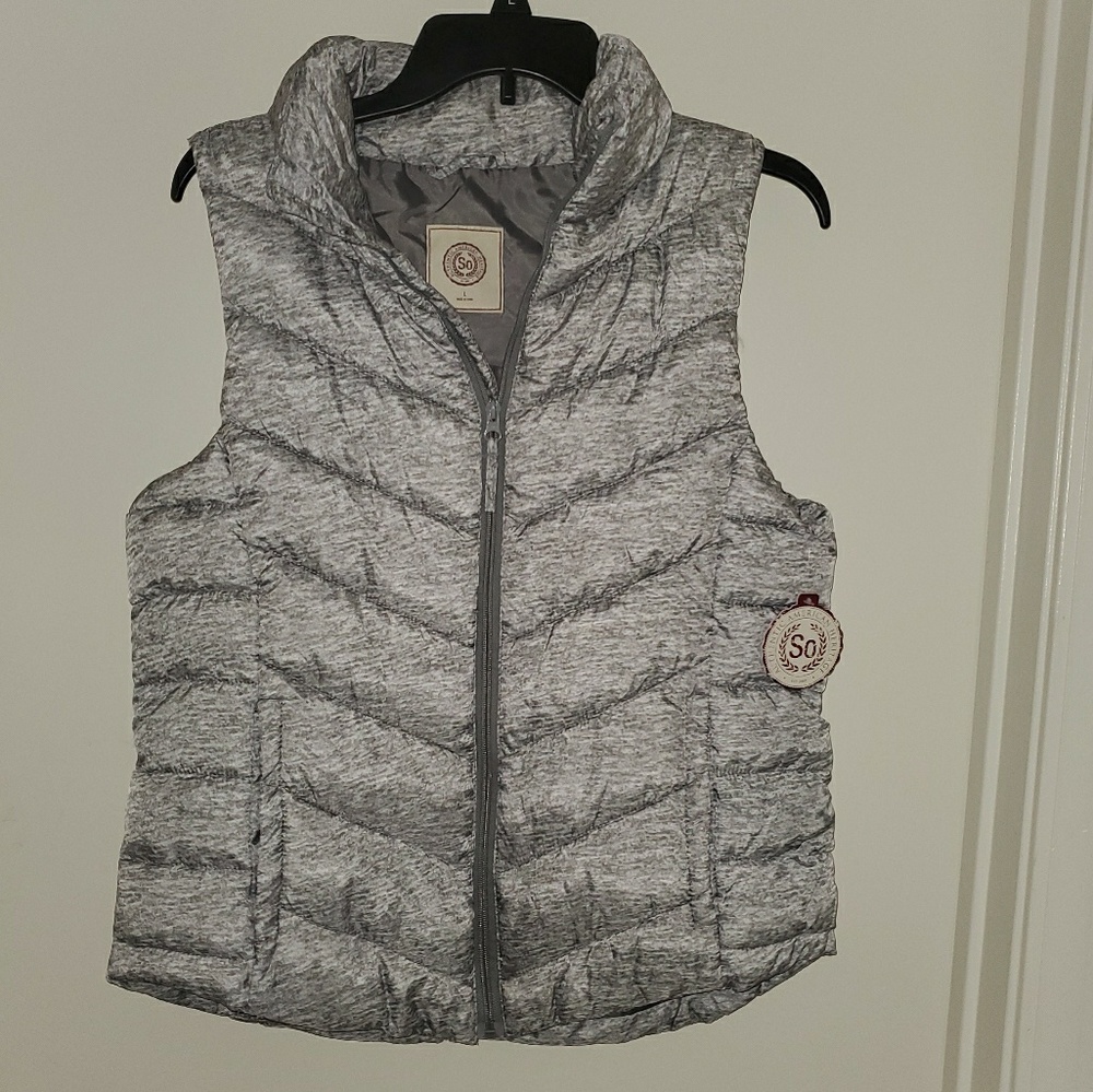 Authentic American Heritage Grey Puffy Vest